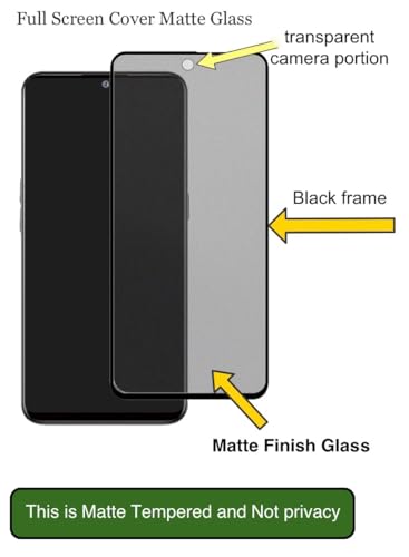 Image of FAD-E Matte Tempered Glass Screen Protector Guard for Oppo F31 Pro+ 5G / F31 Pro Plus (6.8 inch, Matte Finish)