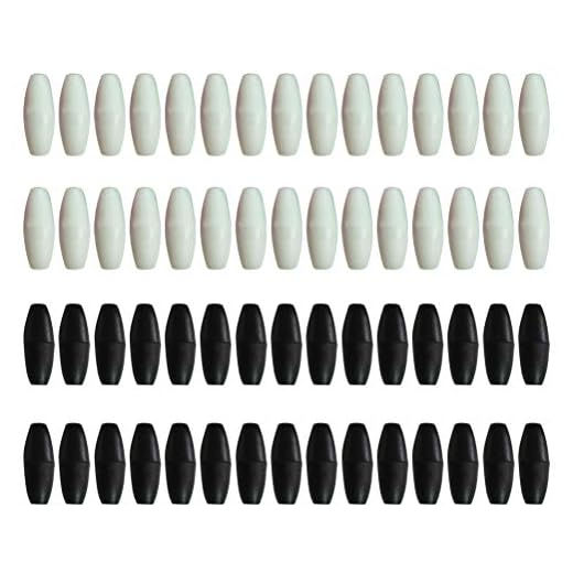 Healifty Broche de Seguridad de 60 Piezas para Collares y Pulseras para la dentición (Negro + Blanco)