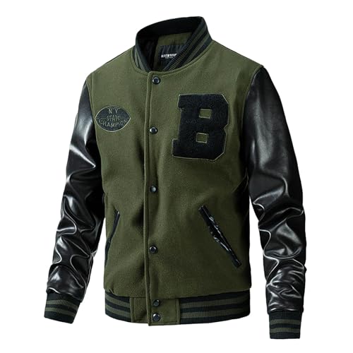 Chaqueta bomber hombre para combatir el frío invernal con estilo deportivo