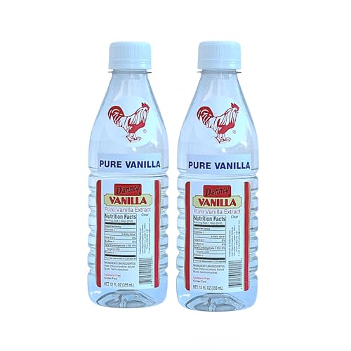Danncy Vanilla Clear 12 fl oz (355 mL) 2 Pack – Authentic Mexican Vanilla Flavor
