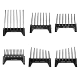 Miaco Set of Six Clipper Guide Combs Compatible with Oster and Raycine Clipper Models 254, 274, 284, 650, 820 & 974