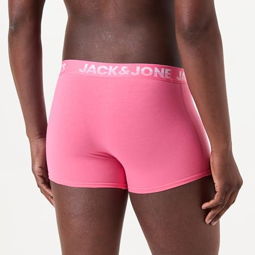 JACK & JONES Herren Jaccole Travelkit Boxershorts, Victoria Blue/Pack:Green Bee Black - Hot Pink - Scuba Blue - Persimmon Orange - Navy Blazer, XL 4
