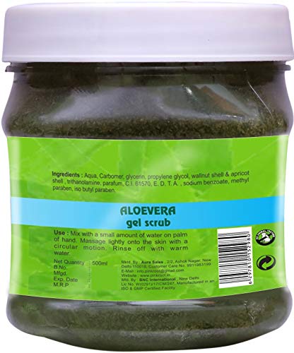 Image of Pink Root Aloe Vera Gel Scrub 500gm with Papaya Gel 500gm