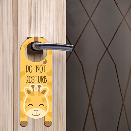 Image of CVANU Do Not Disturb Wooden Door Sign Hanger Size(24cm x 8.5cm) cv61