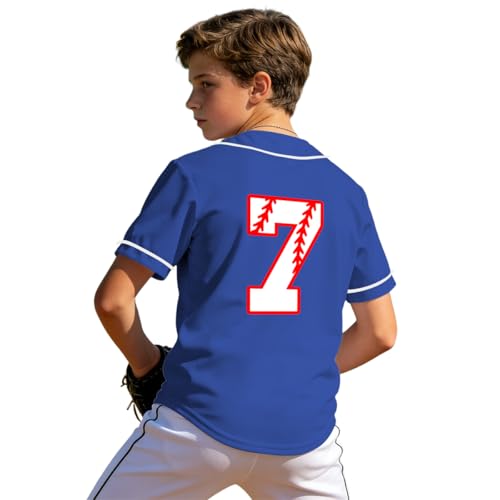 Image of Yuji Itadori Kids Baseball Birthday Shirt 7th 8th 9th 10th Year Old Toddler Boys Girls Shirts Birthday Clothes