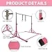 JC-ATHLETICS Gymnastics Kip Bar for Kid and Teenage Ages 3-18, 5.2FT Base Length, Adjustable Height from 3FT to 4.8 FT Height,Foldable Gymnastic Training Equipment for Home and Club Use