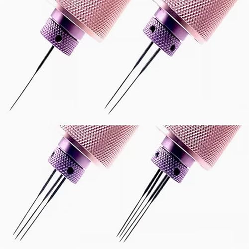 Herramienta Eléctrica para Fieltro de Lana - Máquina de Punzonado Manual, 2 Velocidades Ajustables, Carrera de 27 mm, Manualidades DIY, Animales de Fieltro, Proyectos de Lana y Costura