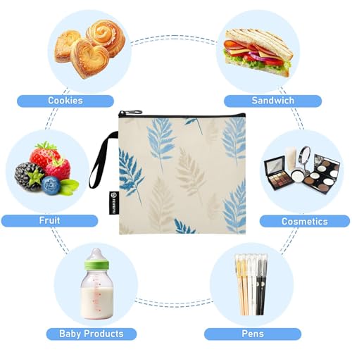 Bolsas Reutilizables para Sándwich Fern Baby Blue 3 Piezas miniatura 5