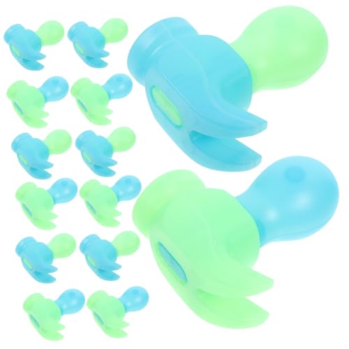 BESPORTBLE 20Pcs Gravity Luminous Radish Hammer for Fun Decompression Pounding Hammers Glow The Dark