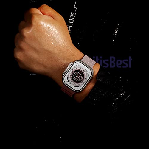 Image of Sport Bands 6-Pack Compatible with Apple Watch Ultra 2 /3 Band 49mm 46mm 45mm 44mm 42mm, Wide Soft Silicone Wristbands Waterproof Replacement Strap Men for iWatch Series 11 10 9 8 7 6 5 4 SE Ultra