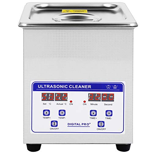 GYZJ Ultrasonic Jewelry Cleaner, 2L Jewelry Cleaner Ultrasonic Machine with Digital Timer&Heater for Cleaning Rings, Watches, Eyeglasses, Dentures