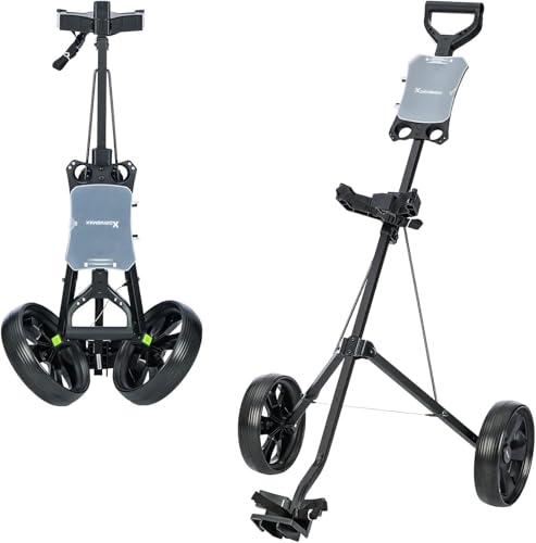XDriveMax GC01 Golf Pull Push Cart 2 Wheel,Foldable Golf Push Cart for Golf Clubs,Lightweight...