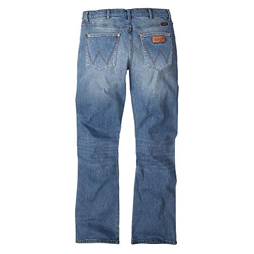 Image of Wrangler Men's Retro Slim Fit Straight Leg Jean