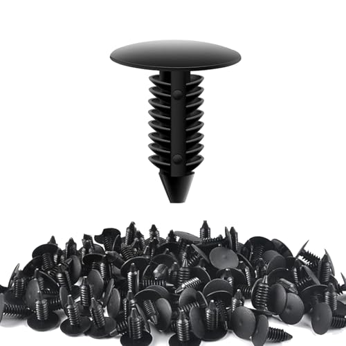Image of OTUAYAUTO 100Pcs Fastener Clips & Bumper Shield Push Pin for GM 1605396 1595864, Ford 388577S W705589-S300, Chrysler 6502078