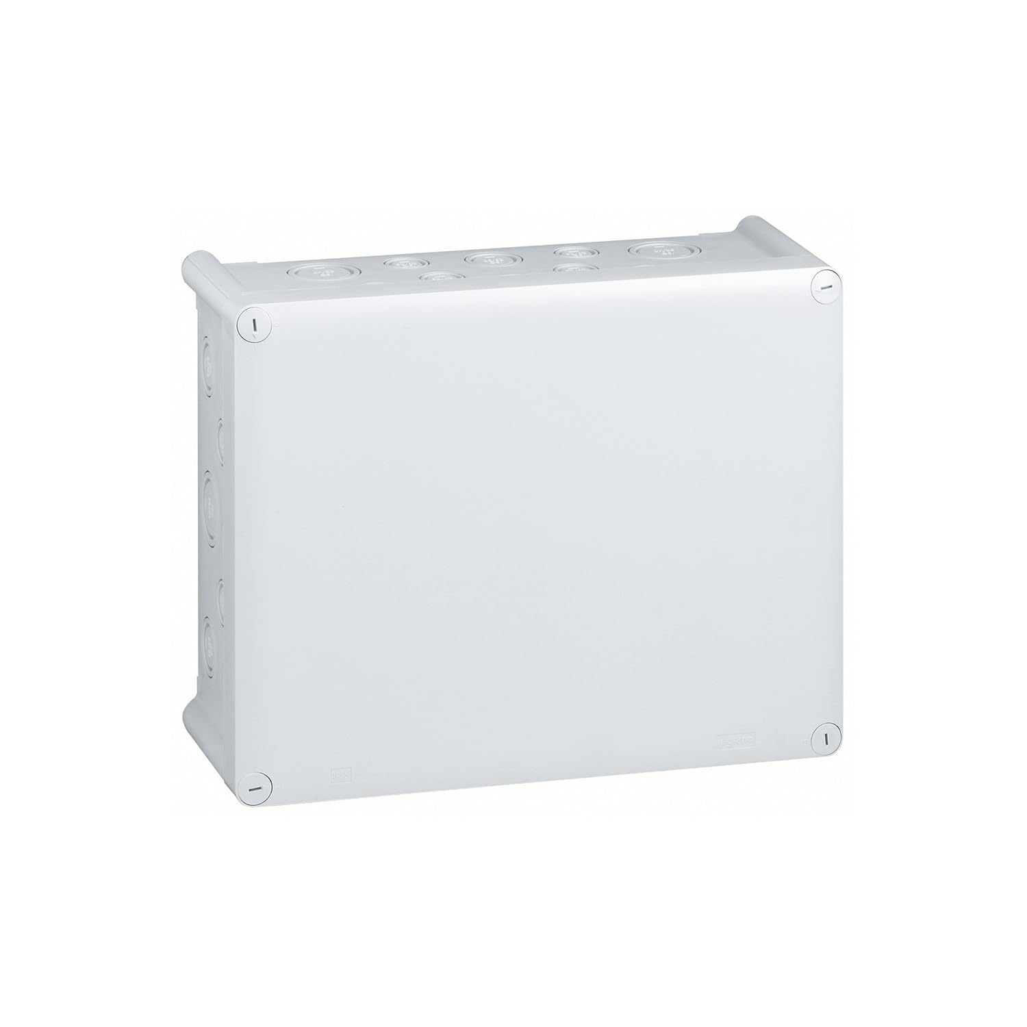 Legrand 092084 Boîte de Dérivation Rectangulaire pour Presse-Étoupe Plexo, Dimensions 310mm x 240mm x 124mm, Gris