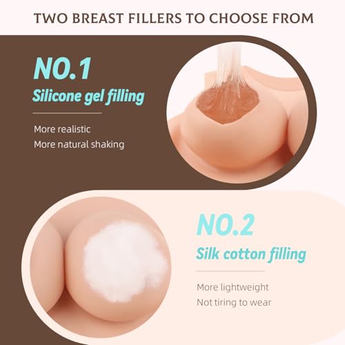 Silicone Breast Plate, Fake Breast,B-G Cup- Realistic Breastplate, Breast Plates Crossdresser,Breastplate Drag Queen4