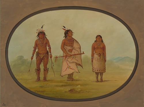 Prints Toile Mohave Chief George Catlin au format prestigieux 60x90cm