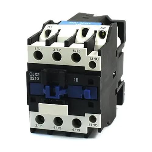 Contactor de CA de 380V CJX2-3210 motor trifásico relé de potencia de 50A con contacto auxiliar