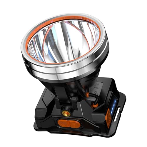HYZHANHONG 20W High Power Long Life Headlamp, Field Sensor Emergency Head Wear Large Light Cup Night Fishing Mining Lamp Suitable for Wild Adventure