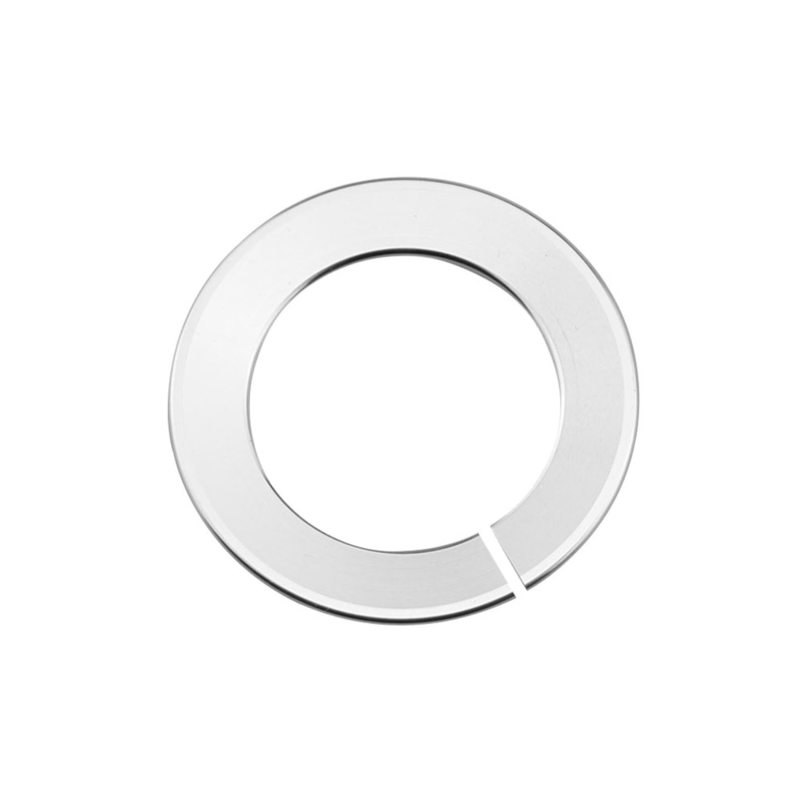 for Nissan for X-Trail T32 for Rogue for Xtrail for Qashqai J11 for Murano for Teana 2014-2021 Car Ignition Key Switch Trim Ring Hole Sticker Car Trim Interior(Silver)