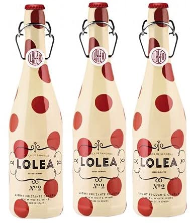 3 Flaschen Lolea Mediterranean Aperitif No. 2 a 0,75 L 7% vol. Frizzante & Gourmet White Sangria Cover