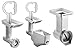 Produktbild Kitchenaid FPPC Zubehör (für KSM90 / K5 / K45 / KSM150, 3-teilig Zubehör-Set (MVSA/Gemüseschneider mit 3 Trommeln, FVSFGA / Fleischwolf und Pürieraufsatz), Weiß