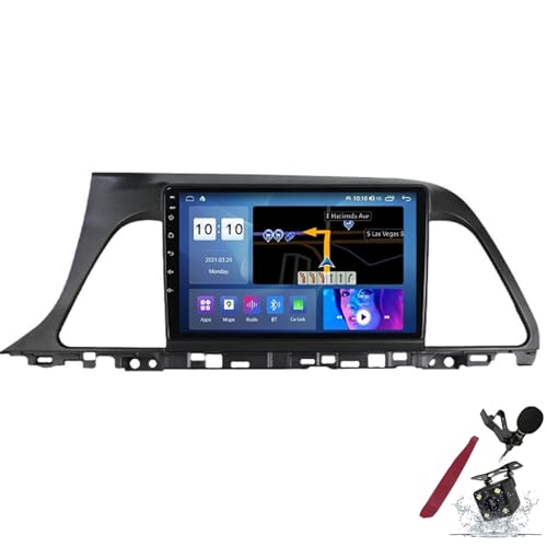 Autoradio Android 15 haut de gamme avec écran QLED 2K haute résolution pour Sonata 9