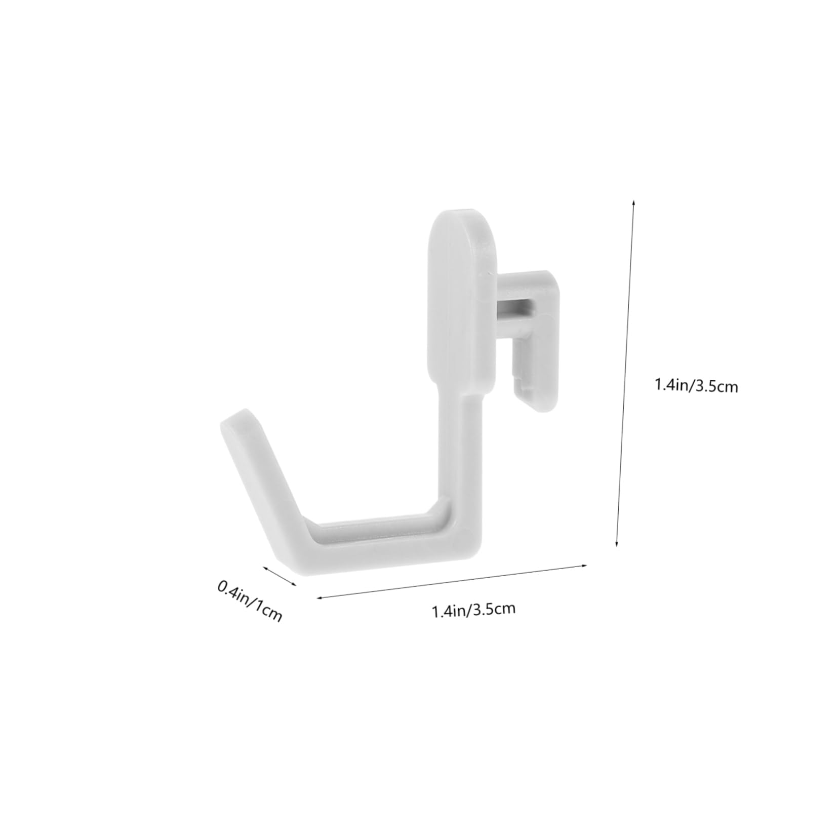 BELLIFFY Pegboard Hooks for Hanging 20 Pack Strong Metal Hooks Garage Organization Black Color Sturdy for Tools and Hardware