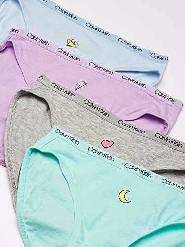Calvin Klein Girls' Cotton Underwear Bikini Panties, 7 Pack3