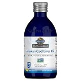 Garden of Life Dr. Formulated Alaskan Cod Liver Oil - Lemon Flavor, 80 Servings - 1000 mg Omega 3s (