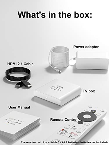 Android 11 Tv Box R Lite 4K Hdr Support Voice Remote Control With Chromecast Built-In Google Certified Streaming Media Player #TOP6