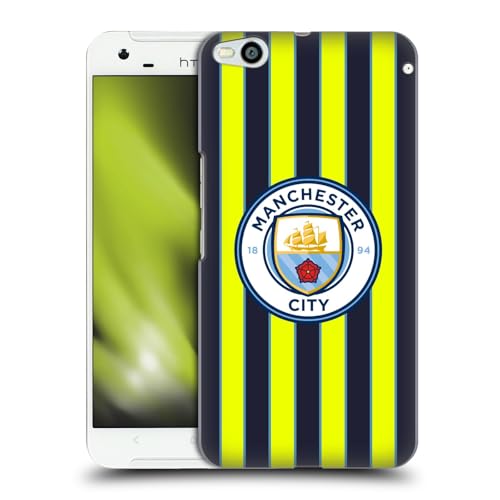 Head Case Designs Officially Licensed Manchester City Man City FC Away 2024/25 Badge Kit Hard Back Case Compatible with HTC One X9