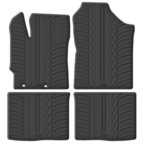 Tapis de sol en caoutchouc pour Toyota Yaris 5 portes séries 2011 à 2020