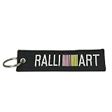 Anzahl: 1 Stück. Teratai 1 x Ralliart-Tag-Schlüsselanhänger für Auto-Schlüsselanhänger, Zubehör, sportliches Geschenk.