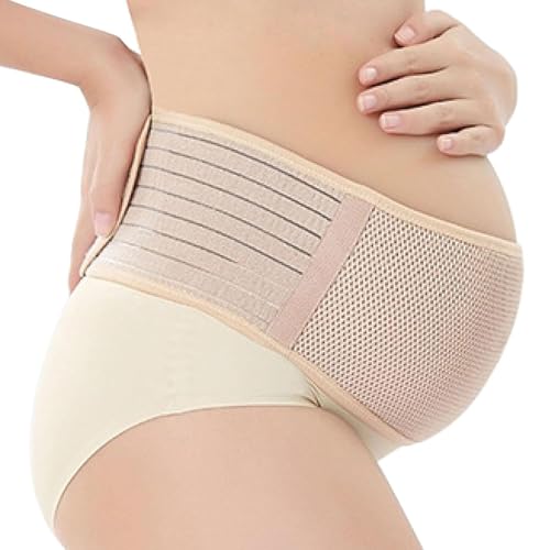 Vyranut Ceinture de Grossesse Réglable Soutien Lombaire et Abdominal pour Enceintes et Post-Partum – Soulagement de la Douleur, Respirante et Confortable...