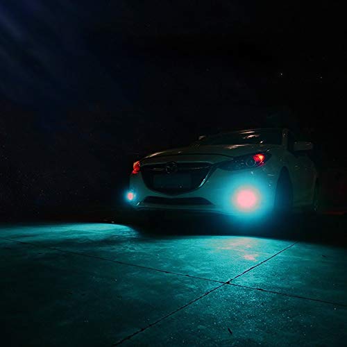 Socal-Led 2X H16 5202 Led Fog Light Bulb 15W Smd 5730 12V High Power Bright Drl Bulbs, Ice Blue (Teal) #TOP7