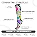 HDBEYXS Fashion 80s Pattern Compression Socks For Women & Men Support For Travel, Nurses, Pregnancy, Fitness, Sports And Everyday Wear