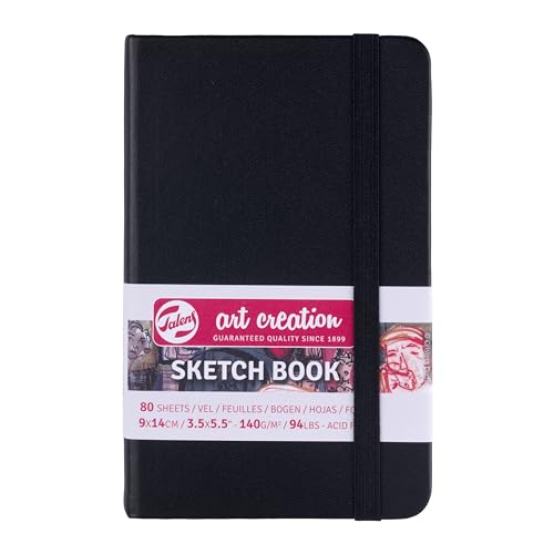 Talens Art Creation Sketchbook Black 9X14 cm 140 Grams (9314001M)