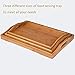 Wood Serving Tray with Handles Boobam Serving Tray Set for Food,Breakfast,Dinner,Ottoman Coffee Table, Parties,Restaurants(3 Pack)
