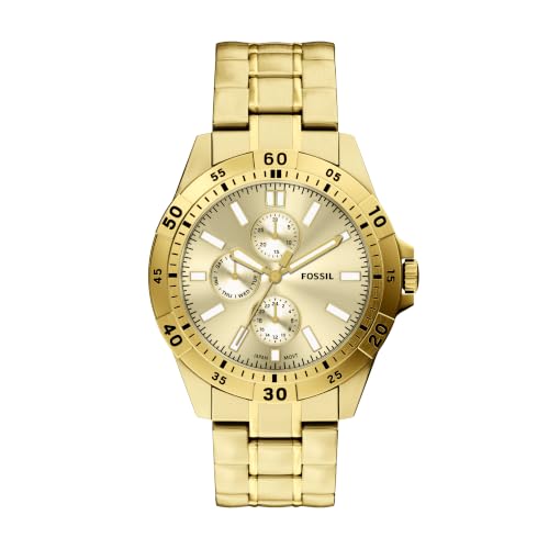 Image of Fossil Garrett Multifunction Stainless Steel Watch for Men