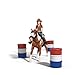 Schleich Horse Club - 15PC Barrel Racing Playset with Hannah Figurine, Horse Figure and Accessories - Western Rodeo Adventure Toys for Girls and Boys - Interactive Play Set for Kids Ages 5+ | 42775