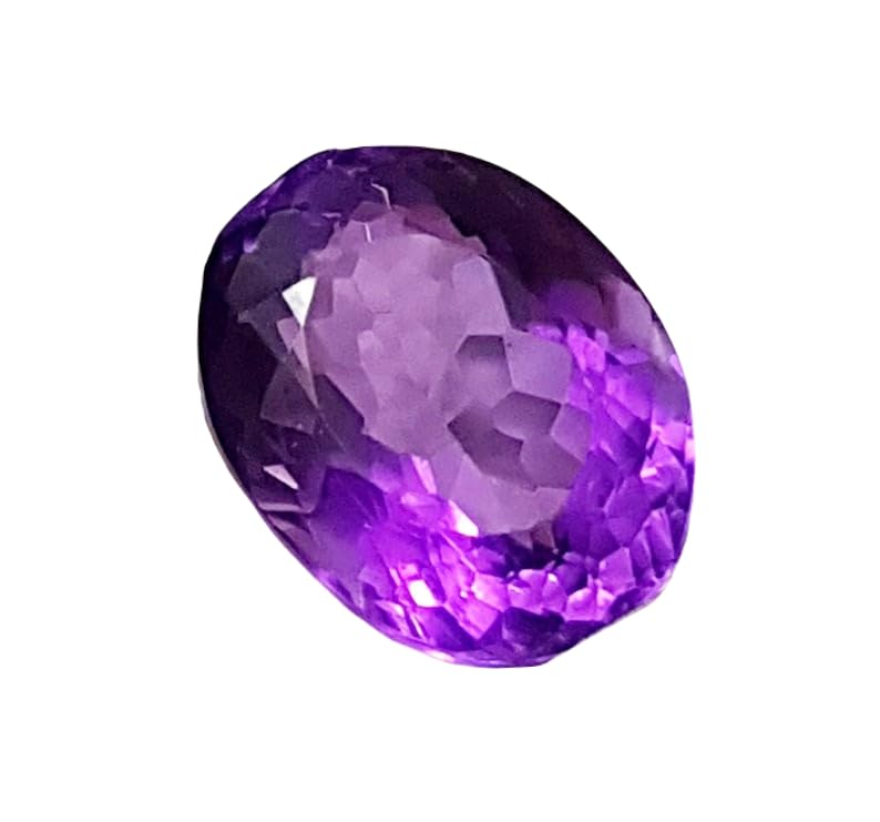 Saphir violet naturel GH_NAT_11475 ovale à facettes 18x14mm pour création de bijoux