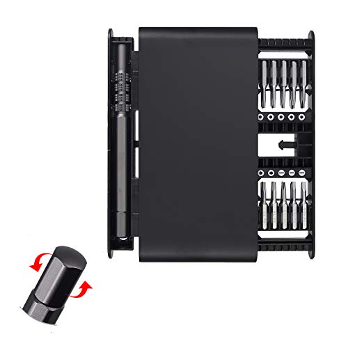 Schrauber Bit Set, 16 in 1 40mm Verlängerte Schraubendreher Set Reparatur Tool für iPhone, PC, Laptop, iPad, Uhren, Schmuck