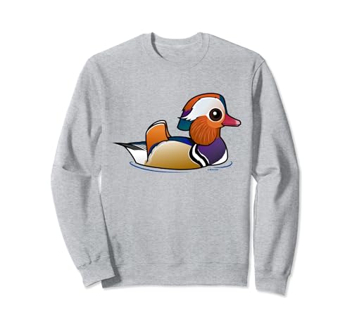 Cute Cartoon Mandarin Duck Birdorable Waterfowl Species Sweatshirt