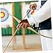 POPETPOP Left Hand Finger Protector Breathable Non Slip for Traditional Longbow Bow Shooting
