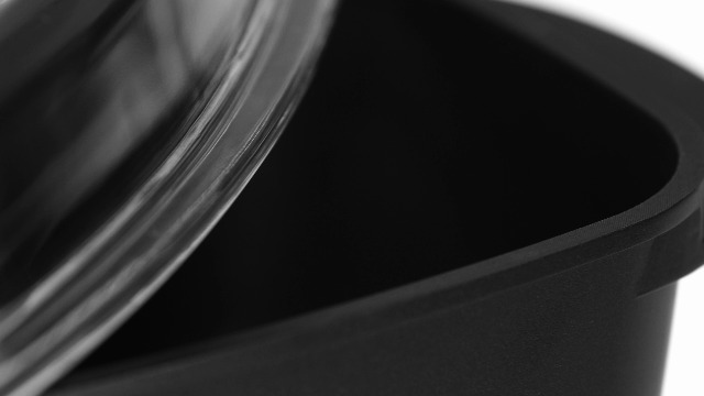 Teglia Da Forno In Vetro Con Coperchio - Antiaderente, Lavabile In Lavastoviglie, 39 Cm, Nero - Foto 10