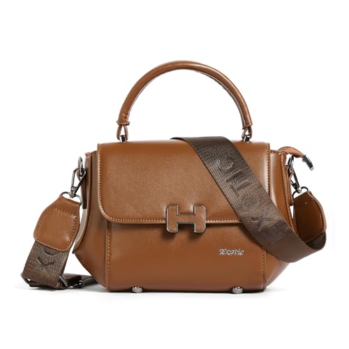 Image of EXOTIC Premium H-Lock Sling & Hand Bag for Women | PU Leather Crossbody with Magnetic Lock, Adjustable Strap & Top Handle | Ideal for Office, Travel & Daily Use