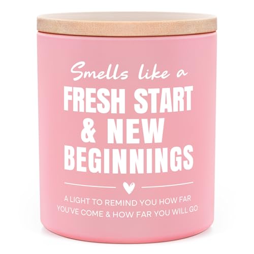 Afterprints New Beginnings Scented Candle 10oz Divorce Gifts for Women