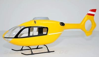 RC Helicopter EC135 450 Pre-Painted fuselage for 450 Size Helicopters.Suitable for Almost All 450 Size(325mm Rotor Blade) Helicopters, Such as: Align T-REX450X/XL/SE/SE V2