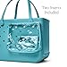 BOGG BAG Original Large Tote – 19” x 14” x 9” – Durable, Washable, Tip-proof – Beach, Pool, Boat, Work, Sports (Turquoise and Caicos)